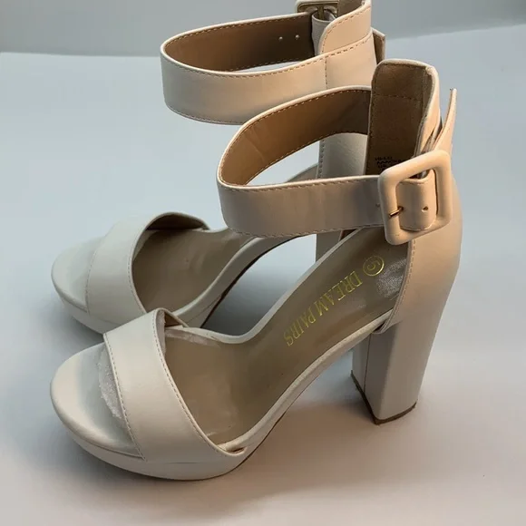 DREAM PAIRS Women's Hi-Lo High Heel Platform Pump Sandals Size 5 - Picture 6 of 10